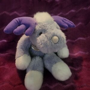 Vintage Gund Moose Reindeer Tooki Plush Toy